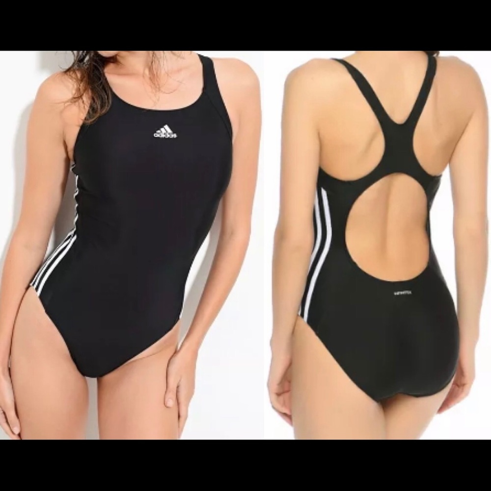 Adidas Essence Core 3 Stripes Swimsuit Infinitex